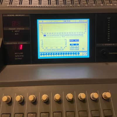 Yamaha O2R V2 Digital Mixing Recording Console + Peak Meter Bridge image 5