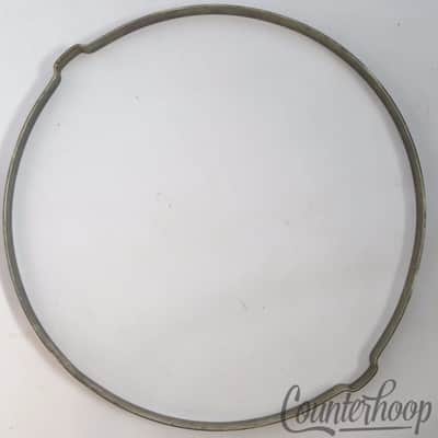 Leedy 13 7/8" Snare-Side Resonant Drum Rim/Hoop Nickel Vintage 10s Stick-Chopper image 4