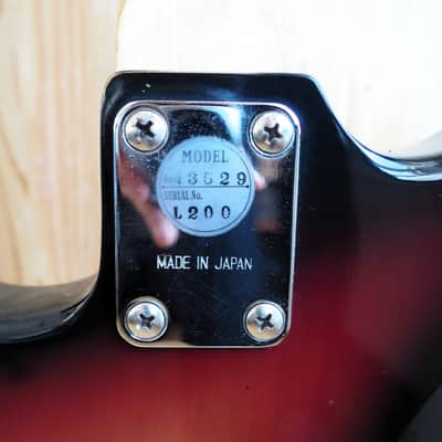 VIDEO! vintage 1970s MIJ Luxor (Kasuga) "pre-lawsuit" L200 guitar made in Japan - pro Setup, player ready image 8