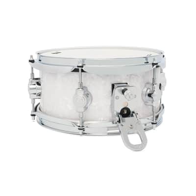 DW DWe Electronic/Acoustic Snare Drum 10x5 White Marine Pearl image 4