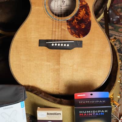 Boucher BG-51-GM Torrefied Adirondack/Rosewood Bluegrass Goose Gold and Masterworks Package Dreadnought Acoustic Guitar #1093 image 2