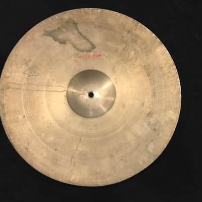 14" Vintage Italian Zanchi Revere Paper Thin Hi Hat Cymbals UFIP K 608g/636g #494 image 12