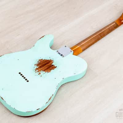 2023 Fender Custom Shop ‘52 Telecaster Roasted Heavy Relic Surf Green w/ Streamlined U Neck image 14