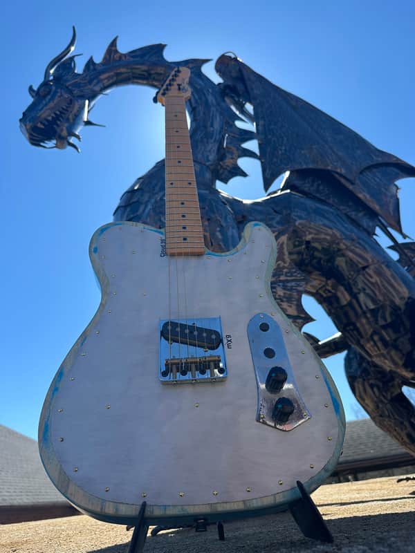 G&L Fallout Esquire 2020’s - Steel Top Blue Relic image 1