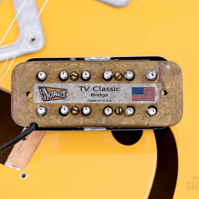 2004 Gretsch G6118T-120 Anniversary Bamboo Yellow w/ TV Jones Classic FilterTron, Bigsby & Case image 17