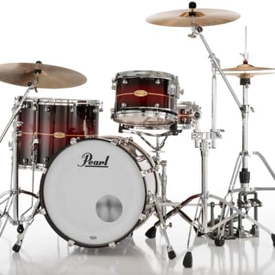 Pearl Reference One 3 Piece Shell Pack - 20" Bass Drum NATURAL BANDED REDBURST image 4