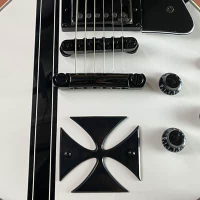ESP LTD Signature Series James Hetfield Iron Cross Electric Guitar - Snow White image 5