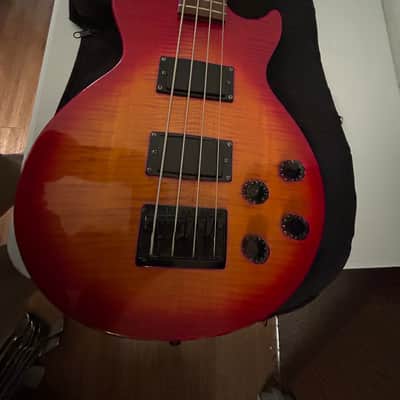 Epiphone Les Paul bass guitar nice shape image 3