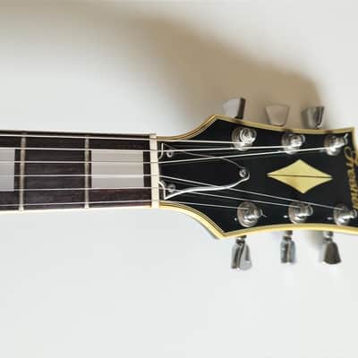 Vintage 70s Fresher Les Paul Custom Black (Made in Japan) - Original Gotoh PAFs image 14