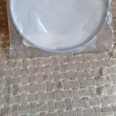 Conrad  14" ( NOS) better drum head original vintage  70s-80s  - Vintage White image 4