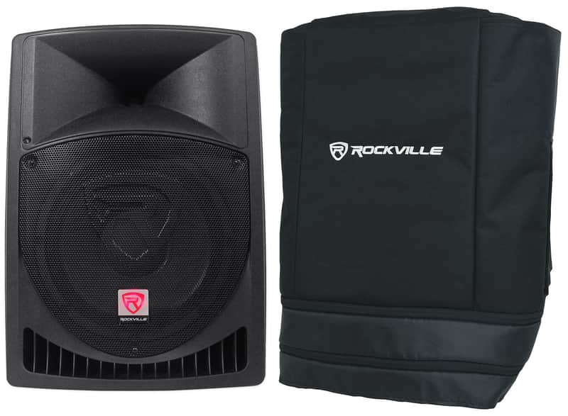 Rockville RPG12 12" Powered Active 800 Watt 2-Way DJ PA Speaker+Slip Cover image 1