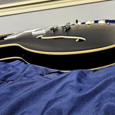 JCraft AR-2 2023 JM Semi-Hollow Electric Guitar Black w/ Padded Gig Bag image 14