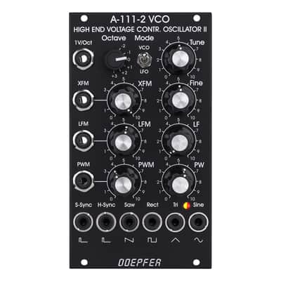 Doepfer A-111-2V High End VCO Eurorack Module (Vintage Black) image 1