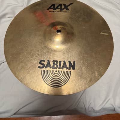 Sabian 14" AAX Dark Crash Cymbal 2002 - 2018 - Brilliant image 1