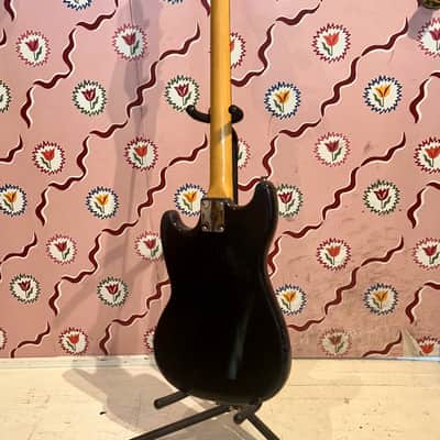 Fender Musicmaster Bass 1978 Black - w/gig bag image 6