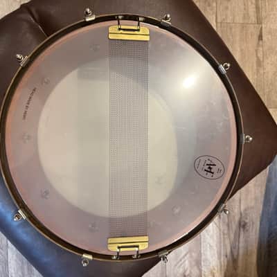 A&F Drum Co. Mahogany Club Snare 14x6.5 2017 - Hand rubbed Mahogany oil/wax image 2