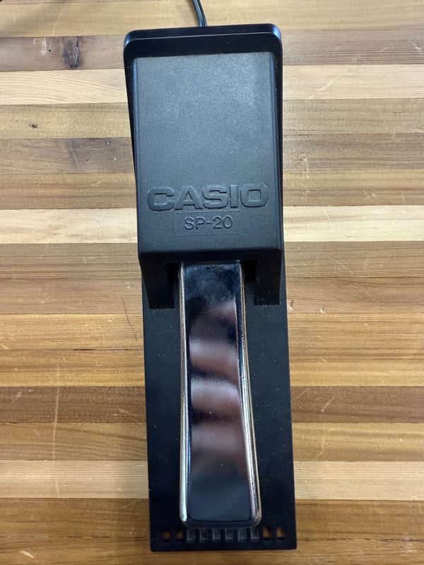 Casio SP20 Piano-Style Sustain Pedal 2010s - Black image 1