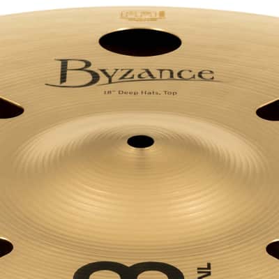 Meinl Artist Concept Anika Nilles Deep Hi Hats 18" w/X-Hat Arm image 2
