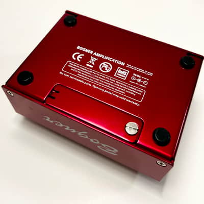 Bogner Ecstasy Red Overdrive w/ Boost 2010s Red image 5