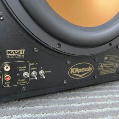 Klipsch RSW-12 Subwoofer Top Line, 2400 Watts, 2 12" Drivers, 36DB Crossover, Deep, Extended, Powerful, Ex Sound Black image 5