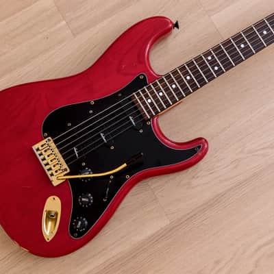 1990s Charvel by Jackson CST-070-SSS Super Strat See Through Red