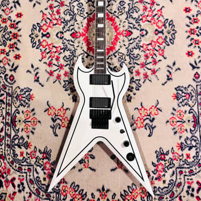 2008 Dean SplitTail Floyd Zakk Wylde w/ OHSC - Limited Edition - Classic White w/ Pinstripe image 2