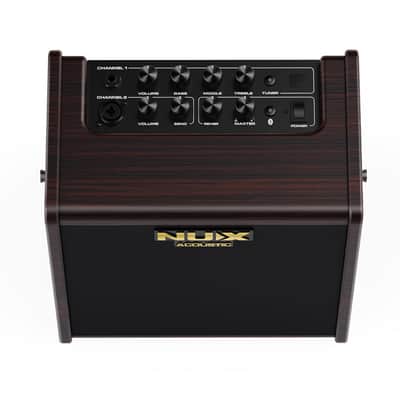 NuX Stageman AC-25 25-Watt Acoustic Guitar Combo - Brown image 2
