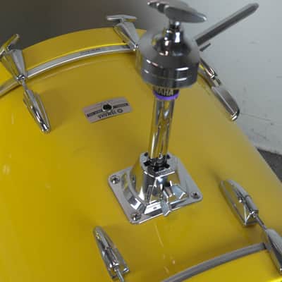 1980s Yamaha Tour Custom 8000 "Mellow Yellow" Drum Set image 13