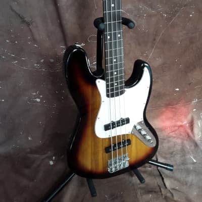 Unbranded Jazz Bass Guitar, 2021, Tobacco Burst image 1