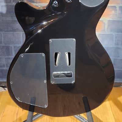 2022 Godin xTSA Trans Black FLAME Top w/ Original Gig Bag image 18