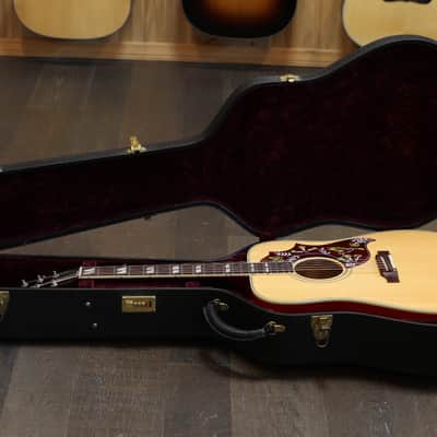 Minty! 2005 Gibson Custom Shop Hummingbird Birds Eye Maple Dreadnought Acoustic Guitar Natural + OHSC image 22