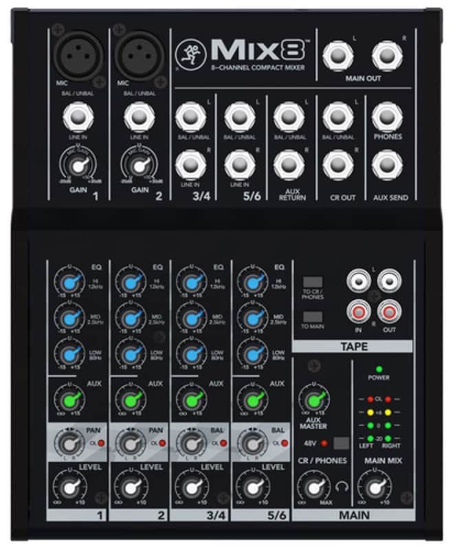 Mackie MIX 8 Compact Mixer image 1