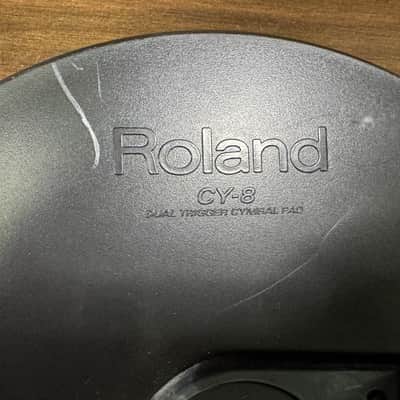 2 Pack -Roland CY-8 Dual Trigger V-Drum Cymbal Pads w/Arms & Clamps - FS96344 image 7