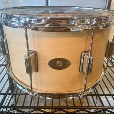 Rogers Powertone Reissue 8x14" Wood Shell Snare Drum 2021 Satin Natural image 1