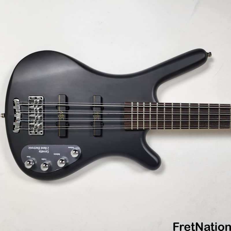 Warwick RockBass Corvette 8-String Octave Bass Nirvana Black 7.98lbs SN: 564064-21 image 1