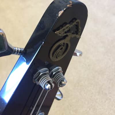 Alembic Spoiler 1983 Black Cliff Burton Metallica 32” Medium Scale Koa Body Maple Neck image 19