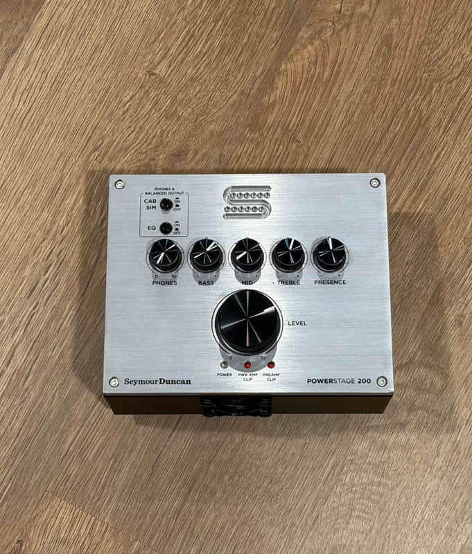 Immagine Seymour Duncan PowerStage 200 200-Watt Pedalboard Guitar Amp 2020 - Present - Silver - 1