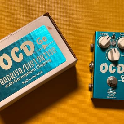 Fulltone Custom Shop OCD-GE Germanium Overdrive 2019 - Tahitian Teal image 1
