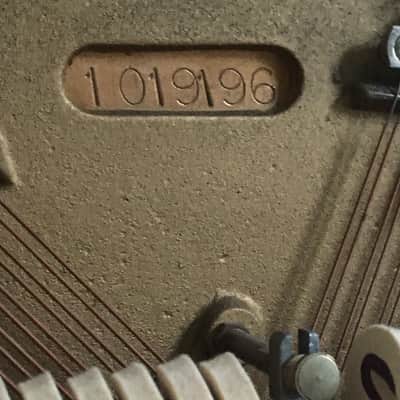 Vintage 1975 Baldwin Acrosonic 41” Console Upright Piano Natural Walnut Lacquer Fully Original w/ Bench Made in USA image 7
