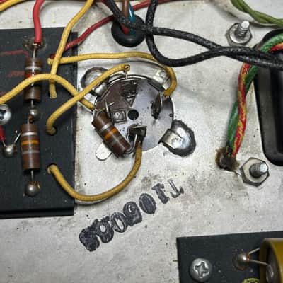 1968 Fender Princeton Reverb "Silverface Drip Edge" -  Blackline - AA764 Circuit image 22