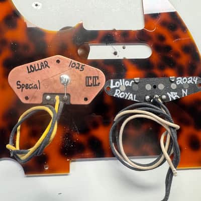lollar special t bridge/royal neck - loaded control plate image 2