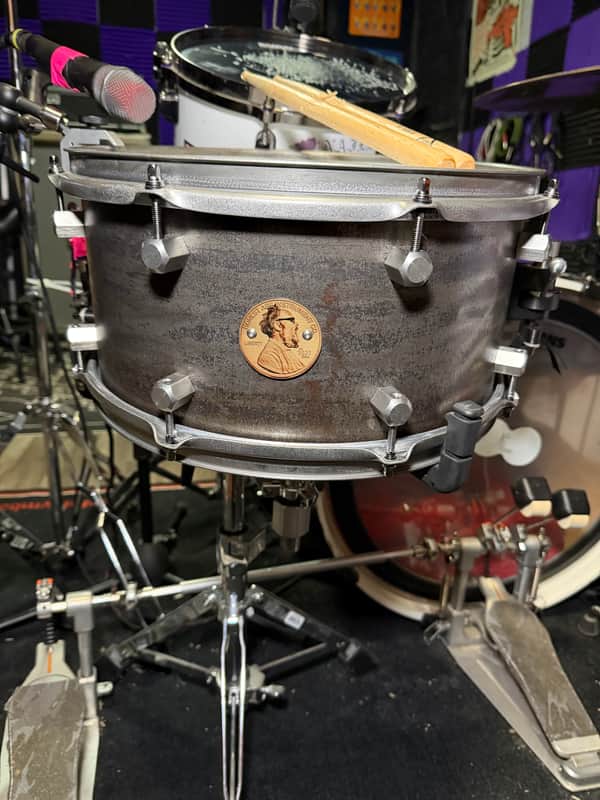 Honest Abe 6mm Heavy Iron 7x14 Snare 2025 - Patina image 1