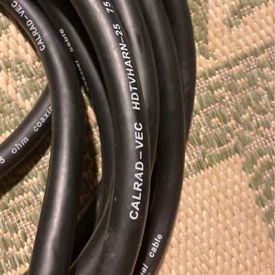 Calrad Vec professional 5 channel audio video rca snake 25’ cable image 2