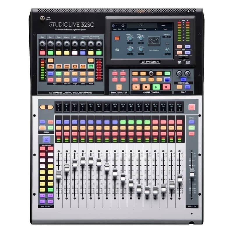 PreSonus StudioLive Series III 32SC Compact 32-Channel 26-Bus Rack-Mountable Digital Console Mixer with AVB Networking and Flexible Routing image 1
