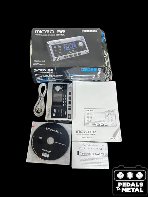 Boss Micro BR-80 Portable Digital Recorder 2010s - Black - X16607 image 1