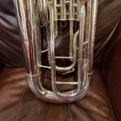 Yamaha YEP-321S Intermediate 4-Valve Euphonium 2010s - Silver-Plated image 6