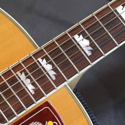 2000 Gibson Custom Shop J-200 Koa Jumbo Acoustic Guitar Natural + OHSC image 8