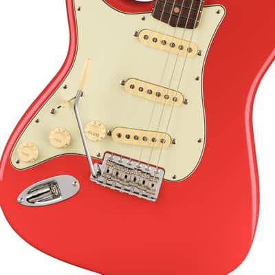 FENDER - American Vintage II 1961 Stratocaster Left-Hand Rosewood Fingerboard Fiesta Red - 0110260840 image 3