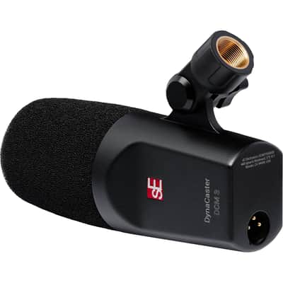 sE Electronics DCM3 Dynacaster DCM 3 Broadcast Microphone, Black image 4