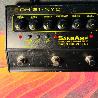 Tech 21 Sansamp Programmable Bass Driver DI image 2